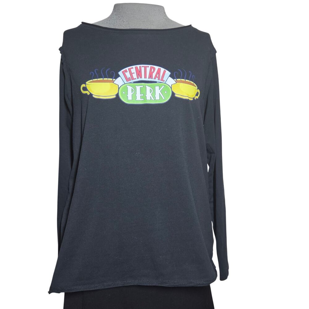 Friends Central Perk Long Sleeve Tee Size Small
